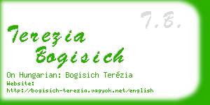 terezia bogisich business card